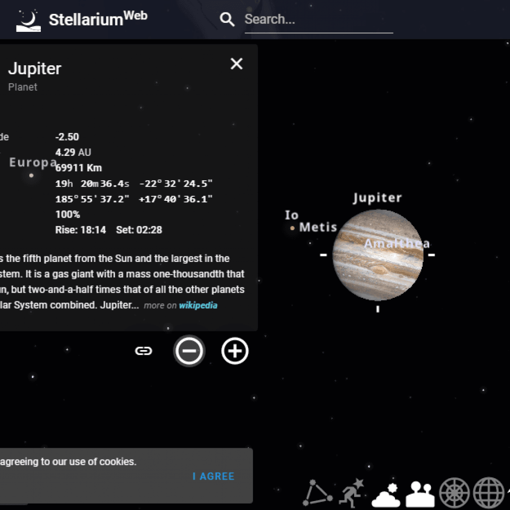Stellarium - najpopularniejsza aplikacja do oglądania nieba