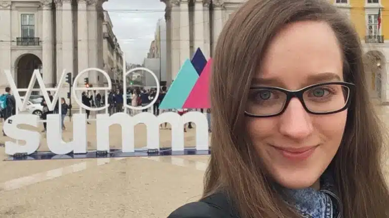 Wiktoria Nycz na Web Summit 2021